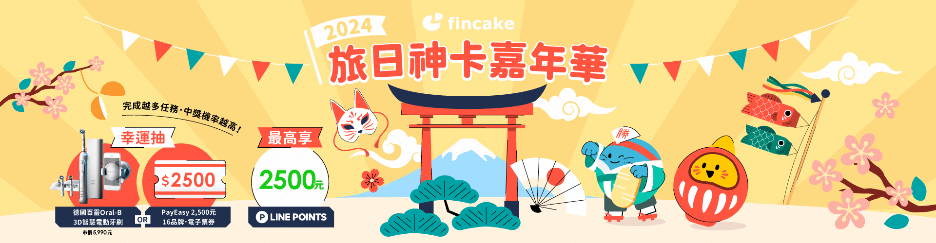 fincake2024旅日神卡推薦